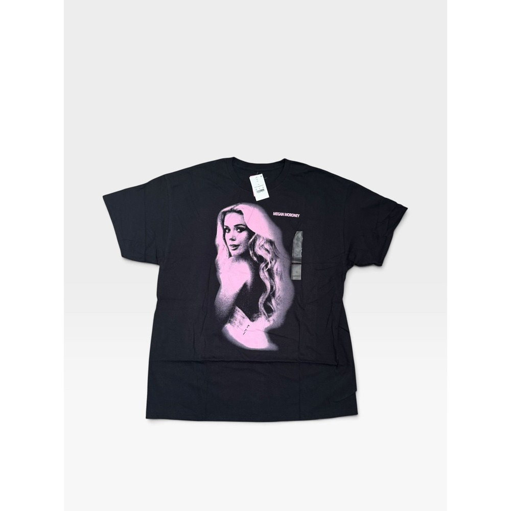 Megan Moroney Cloud 9 Tour Shirt Black Pink Graphic Tee XL NEW NET
